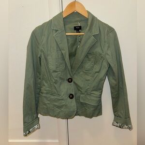 Mossimo Supply Co. Olive Green Women's Blazer Jacket